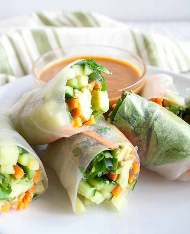 Tofu Spring Rolls